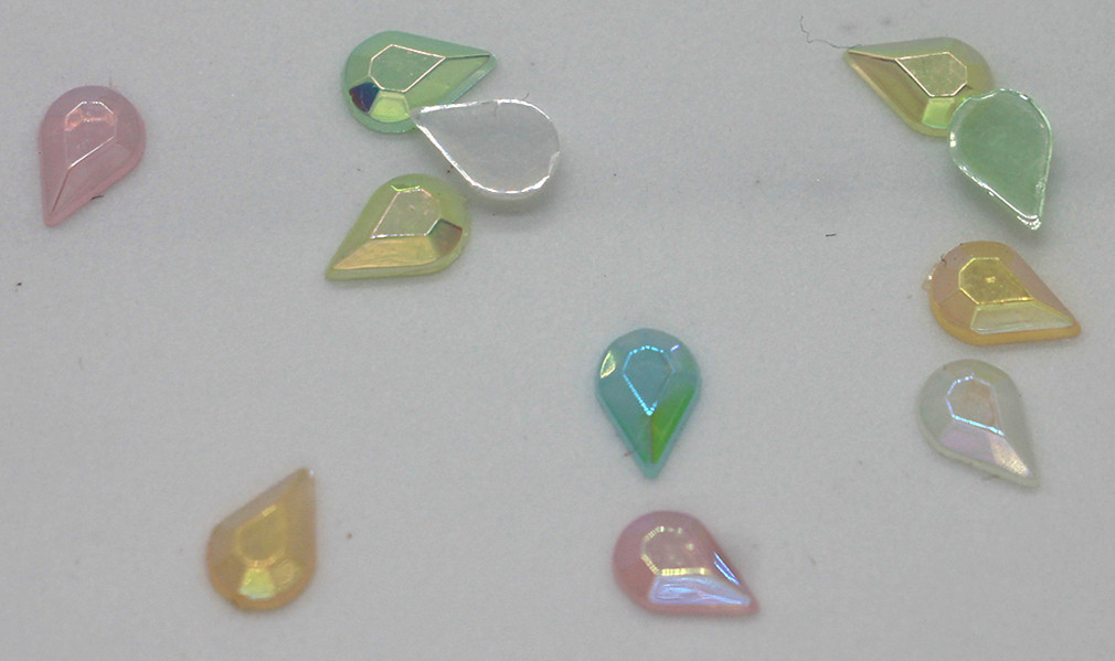 4*6 square water drop jelly color details Picture