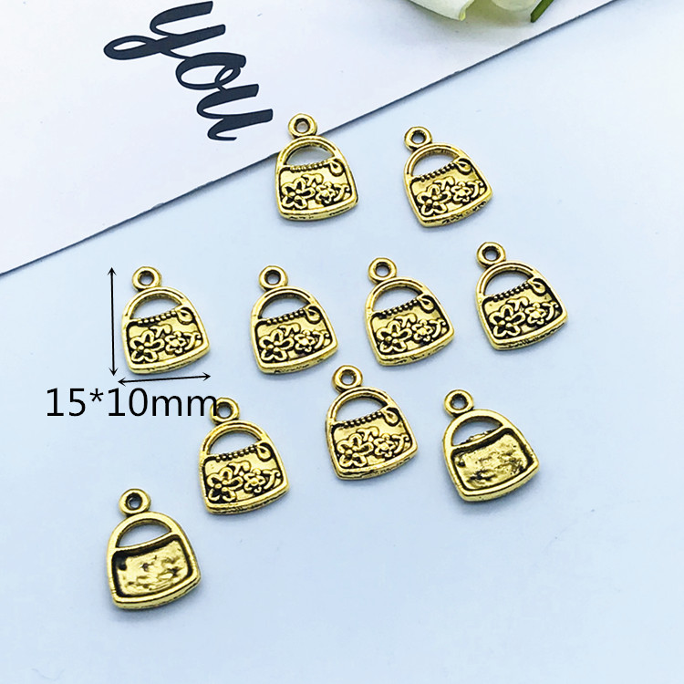 diy alloy bag-like pendants, bracelets, necklaces and accessories details Picture