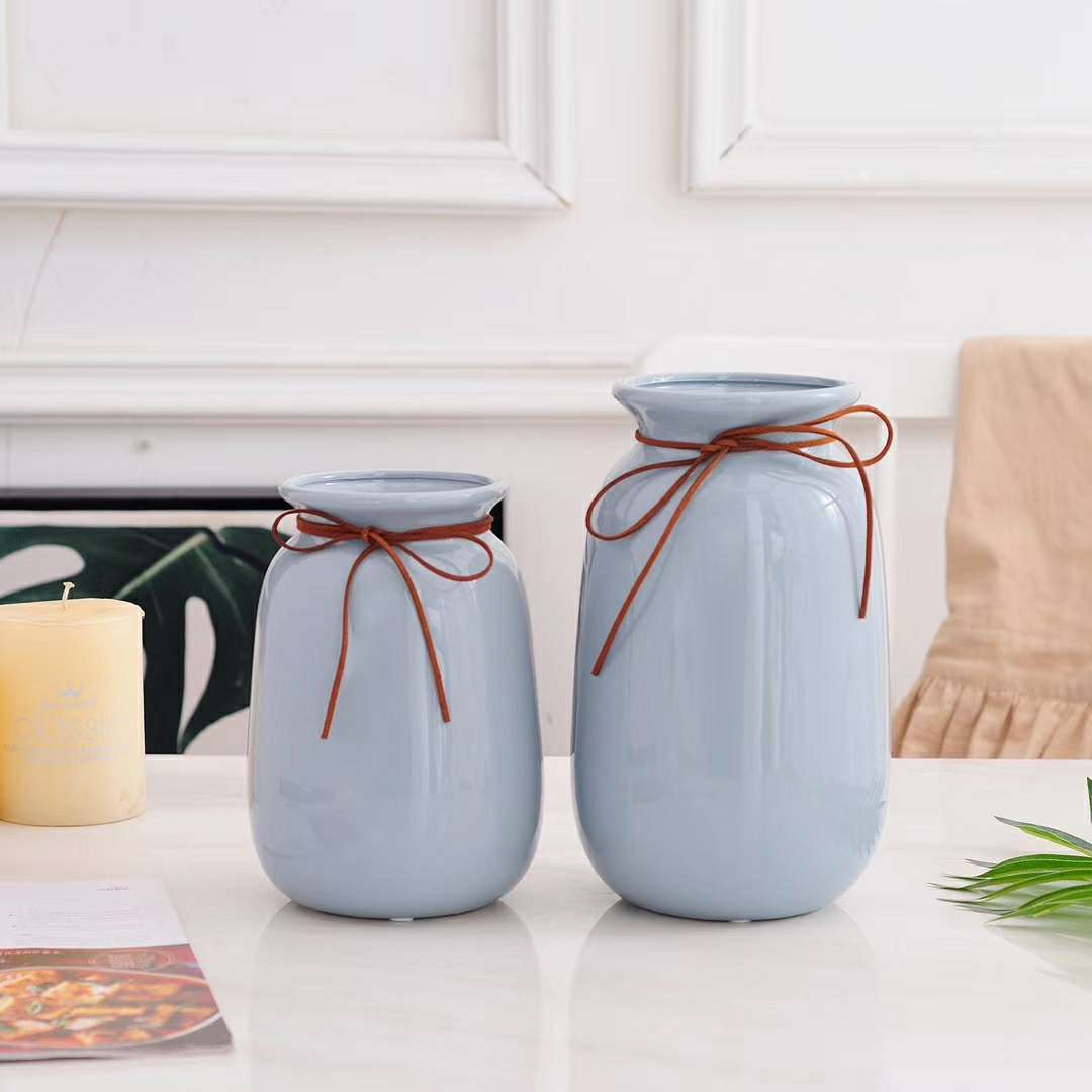 Colored glaze vase undefined