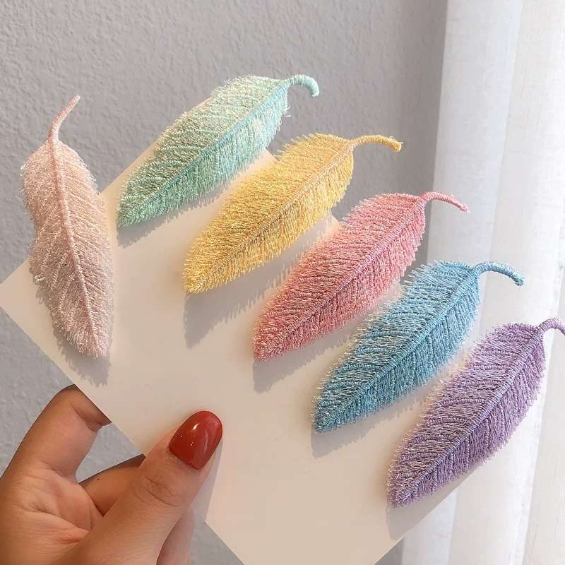 Korean-style colorful lace leaf clothing headwear accessories details Picture