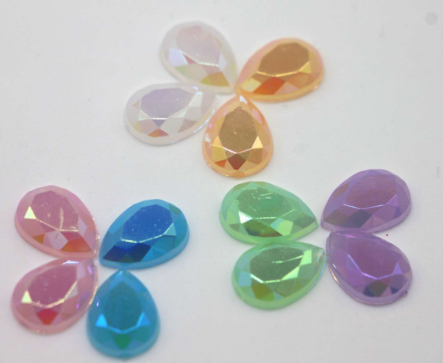 10*14 square water drop jelly color