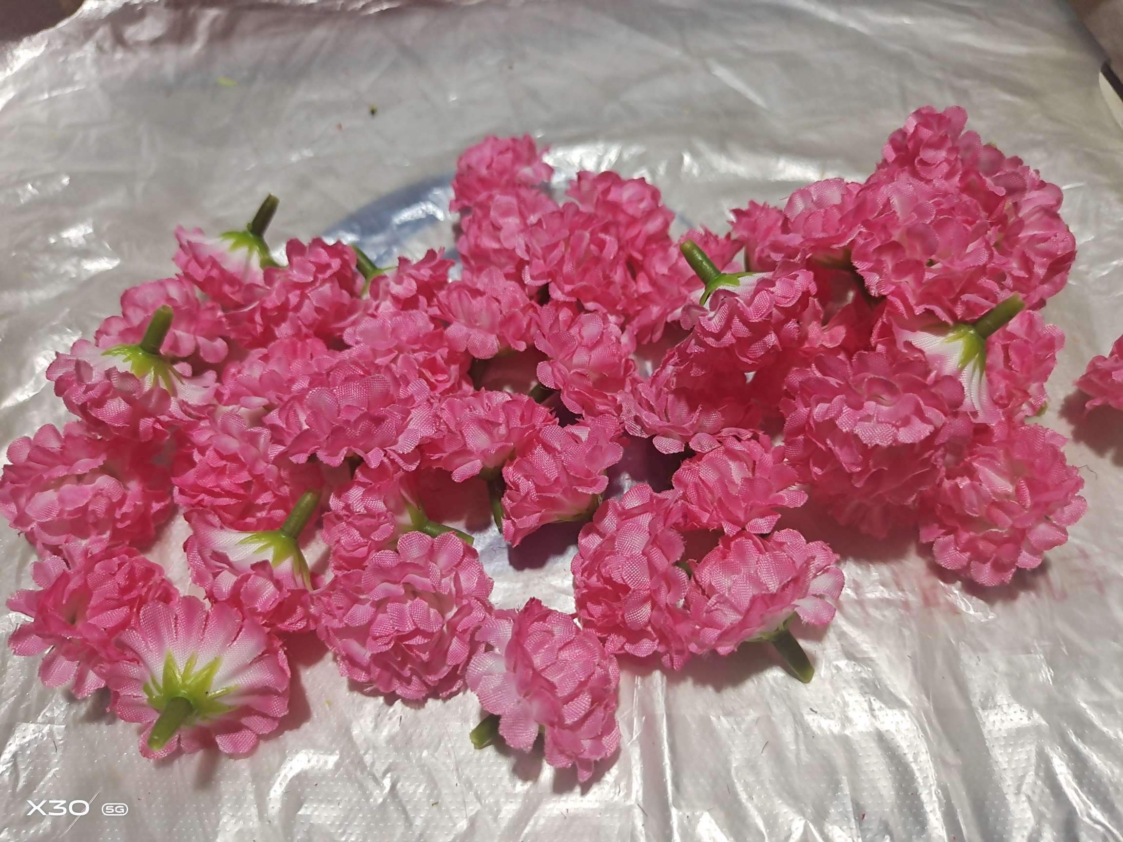 五层粉色特小球菊