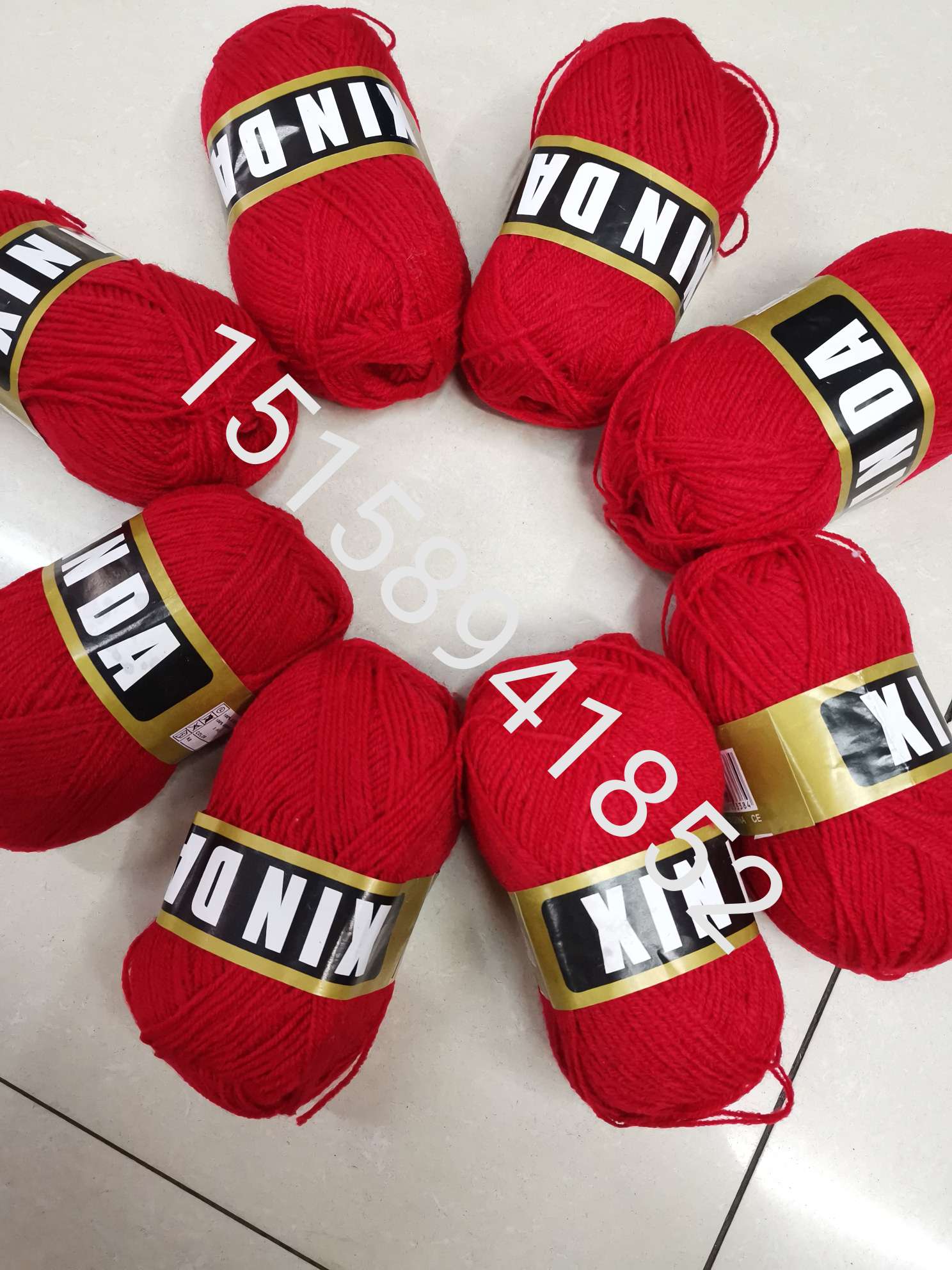 Best-selling 100% acrylic baby yarn, acrylic wool tuple yarn, 50g per tuple, color available for custom dyeing