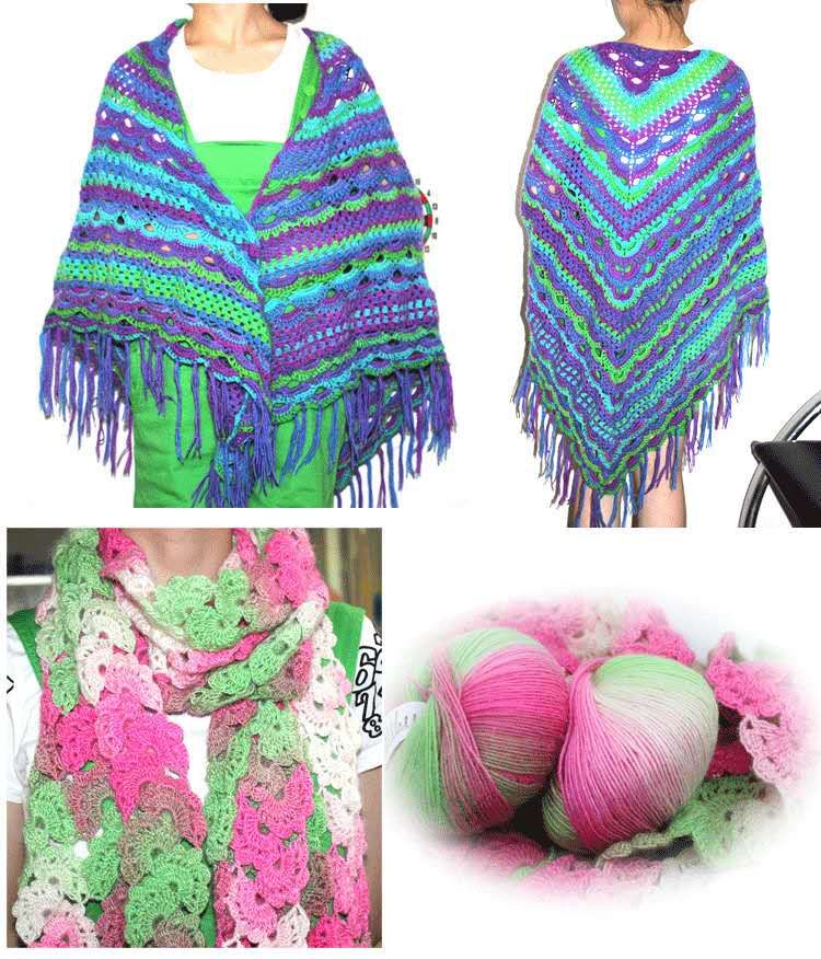 Hot-selling natural wool thread, high-end knitted wool thread, rainbow thread undefined