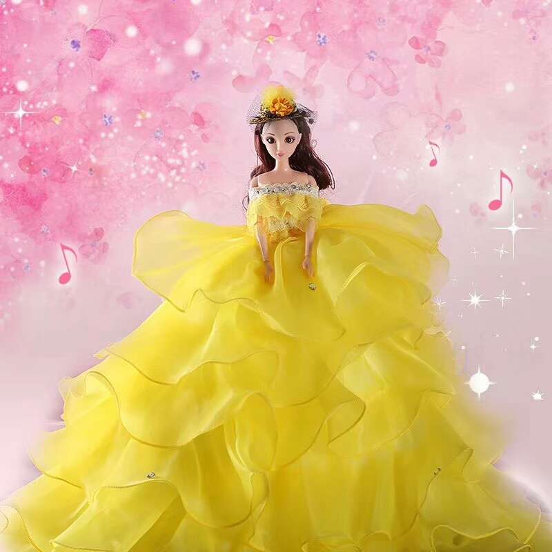 50 centimeters organza barbie 3 d eyes 👀 movable joints with stent thumbnail