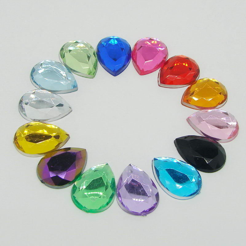 10*14 flat cut water droplets details Picture