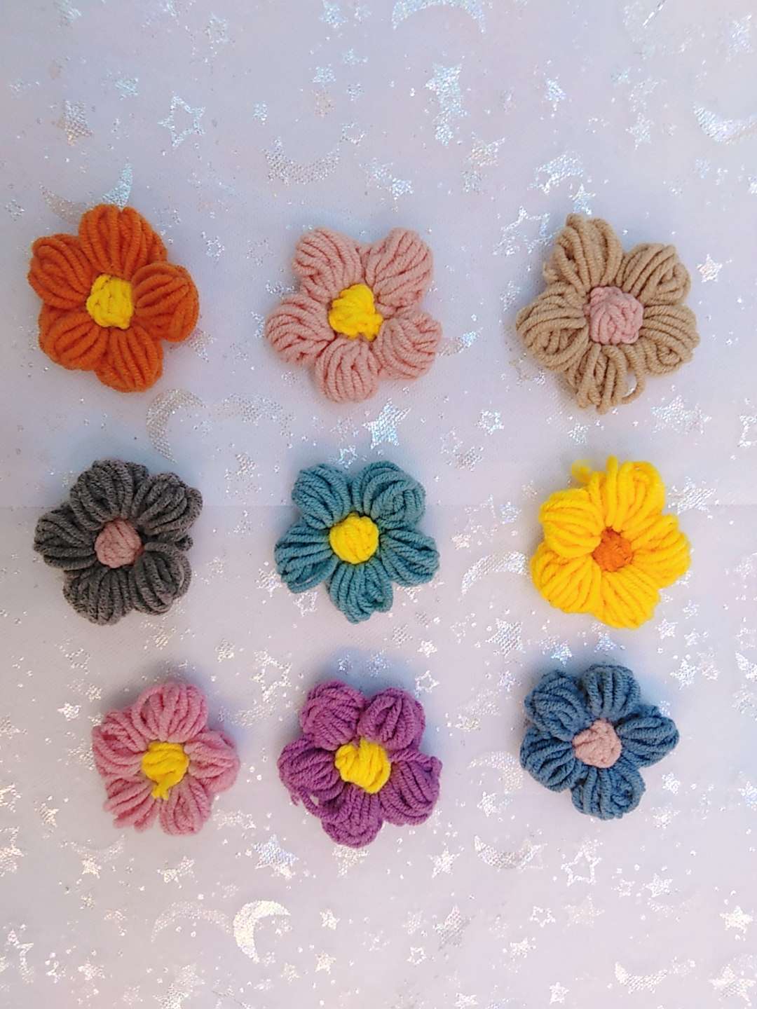 Open flower decoration: KKspring cotton thread hand hook plum thumbnail