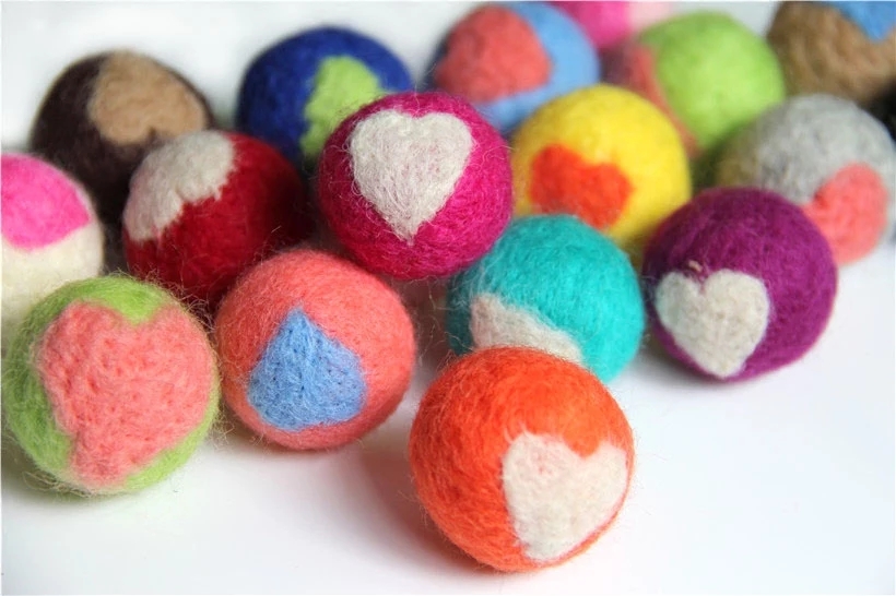 3.0 Core ball wool felt, Poke Poke, handmade finished products, DIY ornaments, brooches, handicrafts, pendants, materials and accessories Specification image