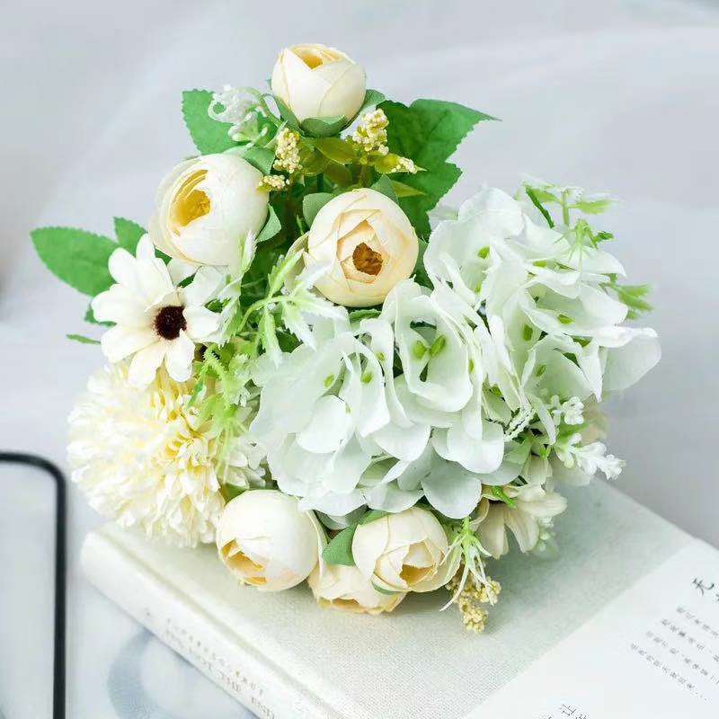 Dragon ball bud hydrangea small handle flower thumbnail