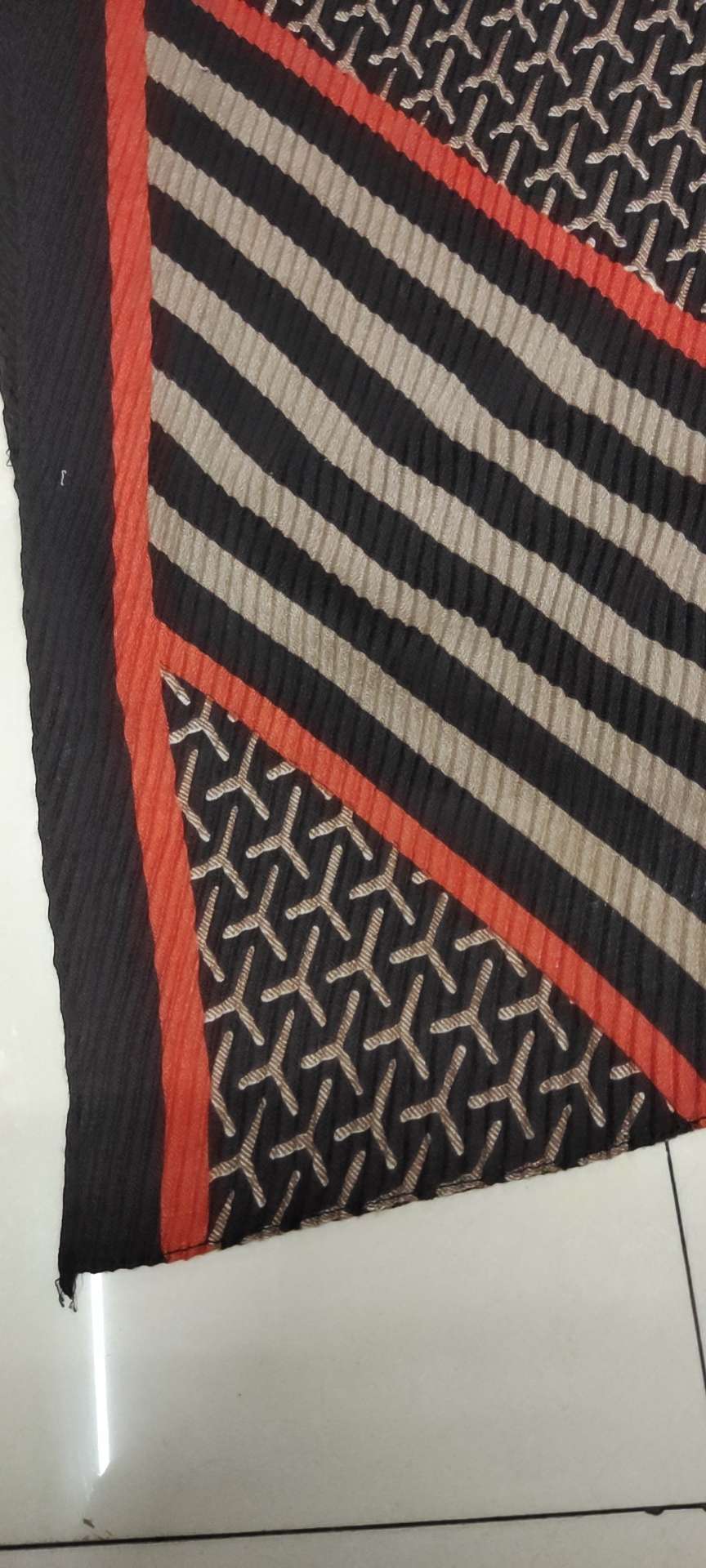 Fashionable and graphic scarves details Picture