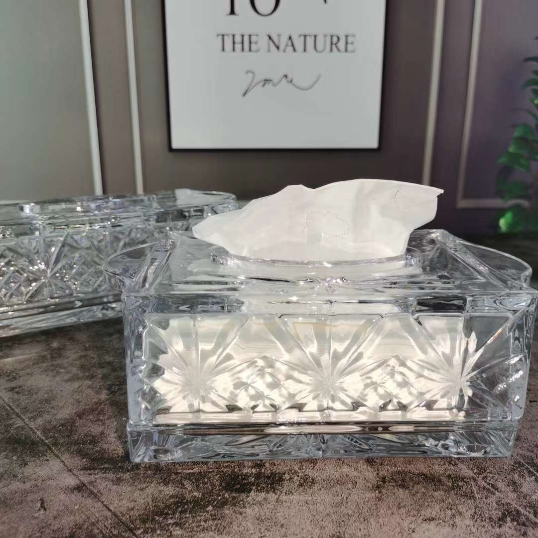 Glass Tissue Box Crafts