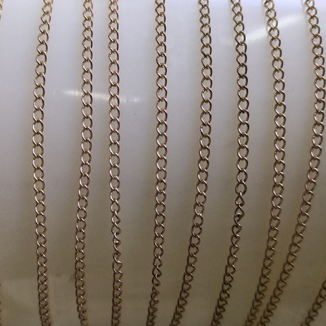125S custom colored engraved metal copper chain
