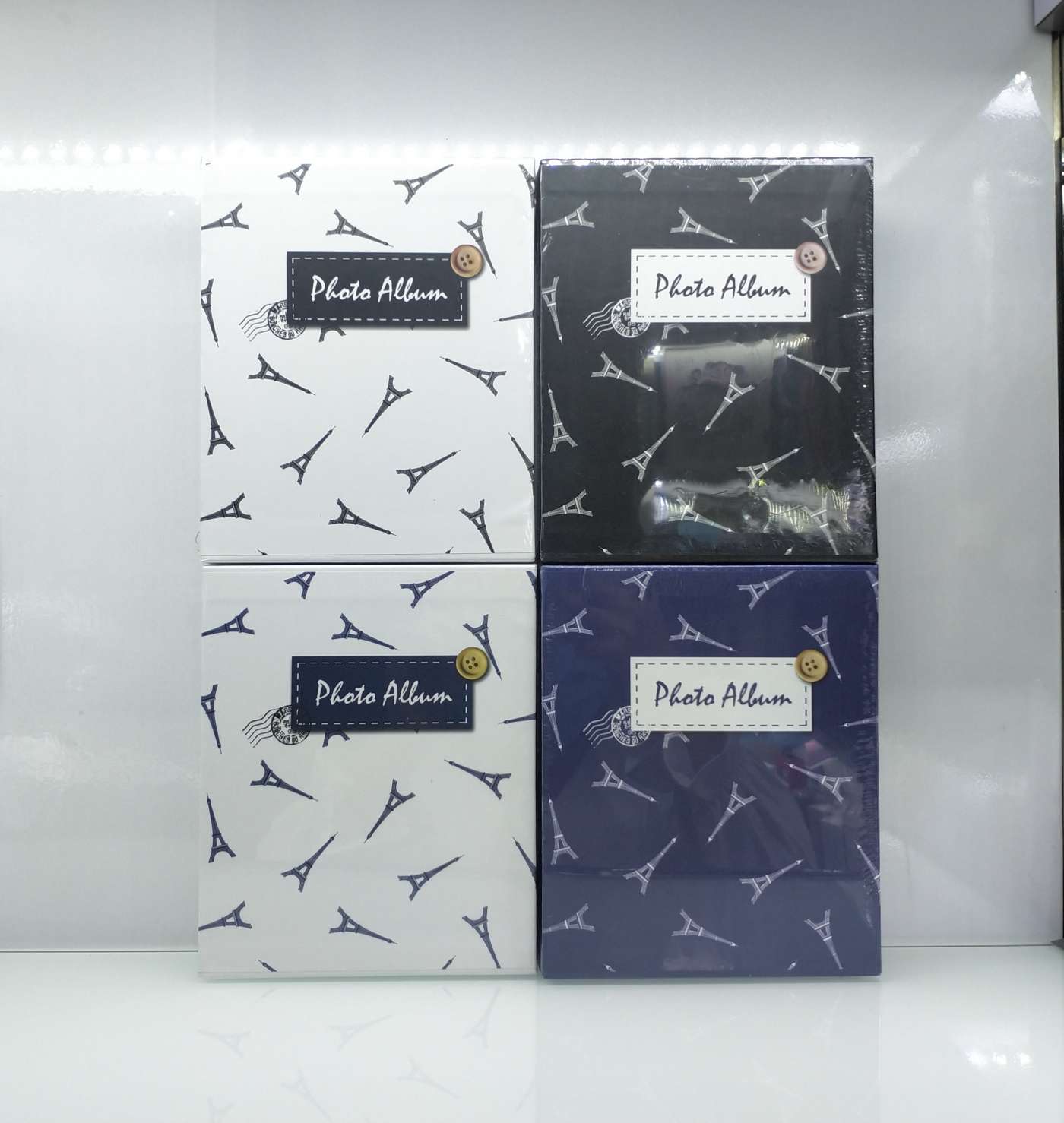 埃菲尔铁塔纪念册插页式盒装相册影集