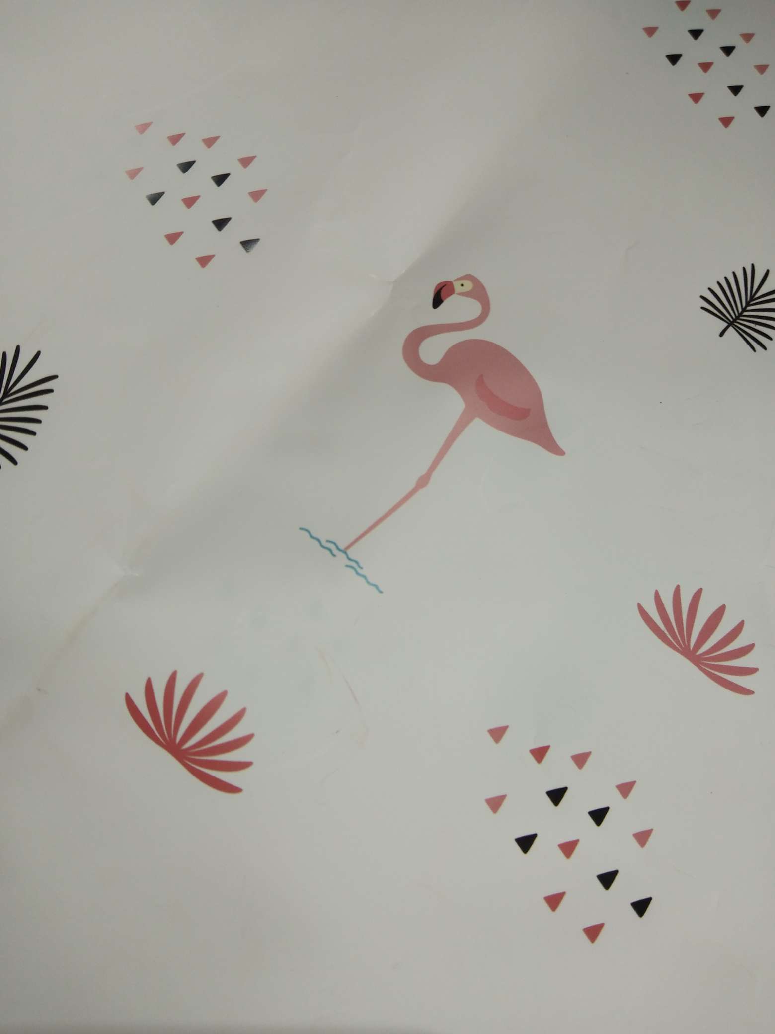 Flamingo wrapping paper for fresh flowers details Picture
