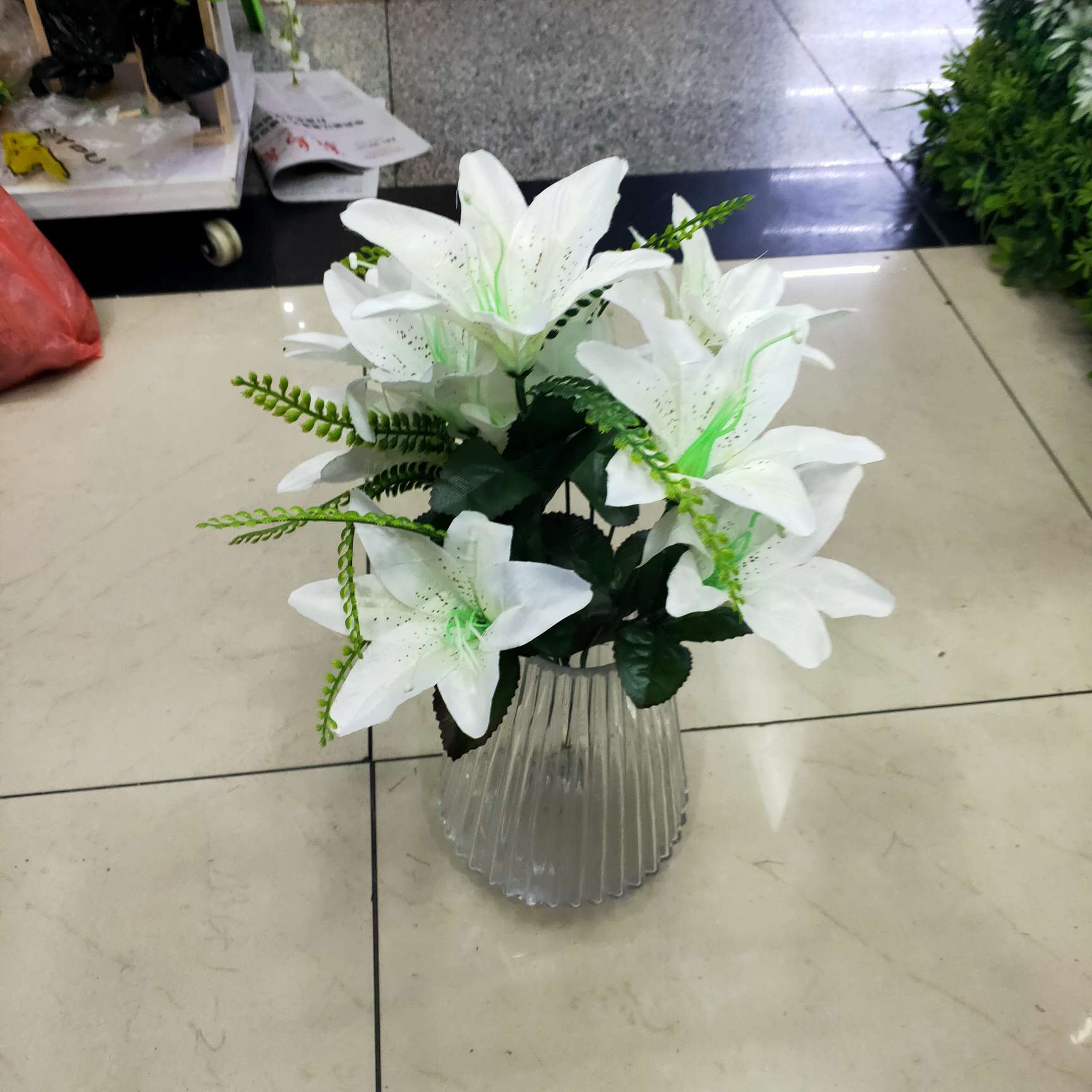 12头小百合小康工艺仿真植物rmcpxk-0400