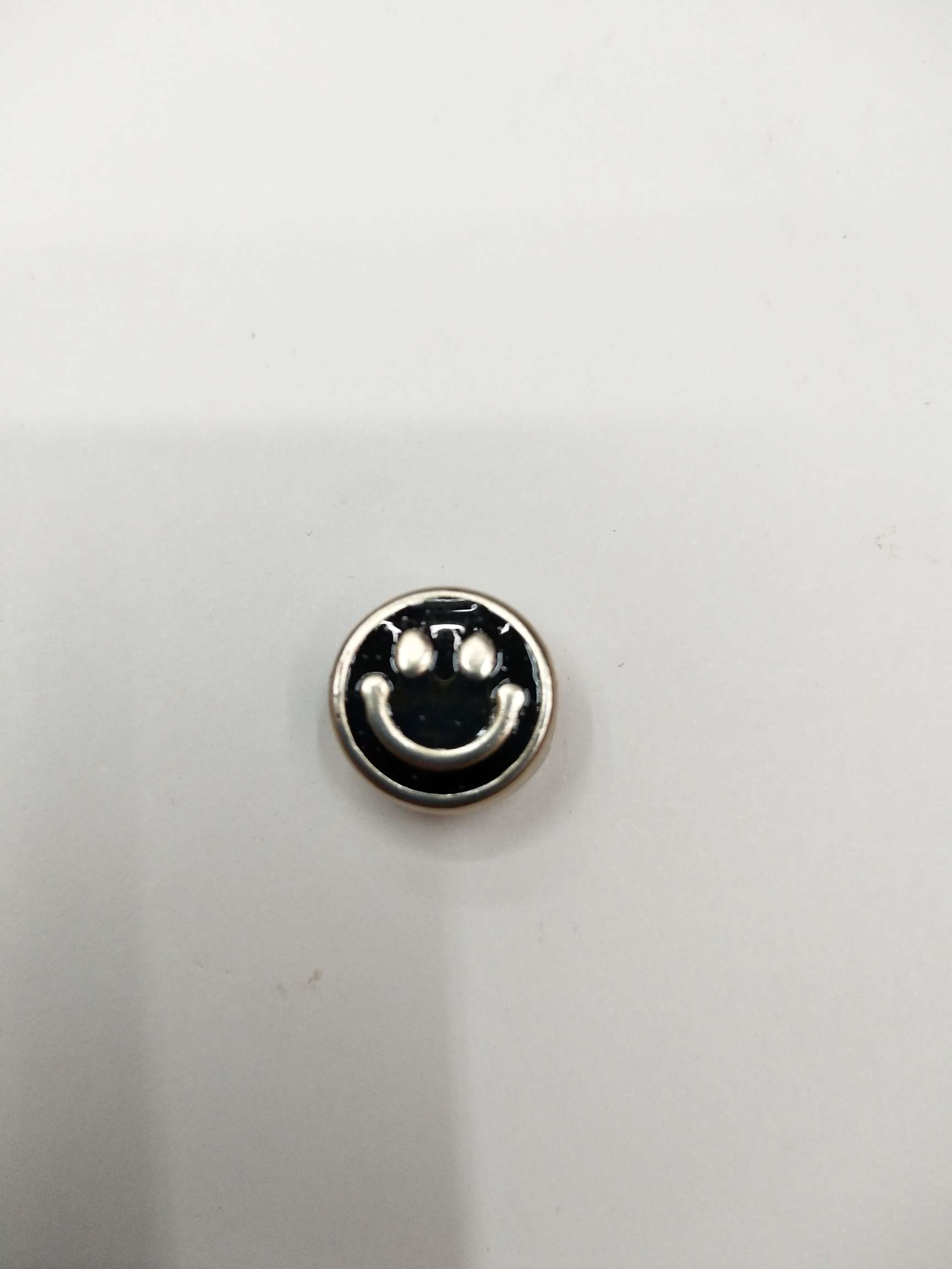 Japanese Simple Korean style jewelry accessories Perforated headdress earrings big hole cartoon smiley face (100ps/ bag) thumbnail