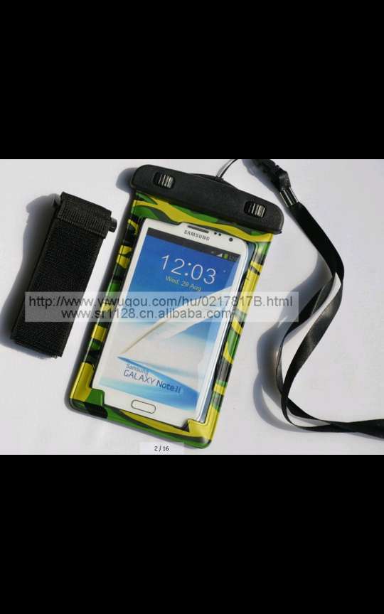 两用防水袋迷彩臂包，适装4.8-5.5英寸大屏手机防水袋