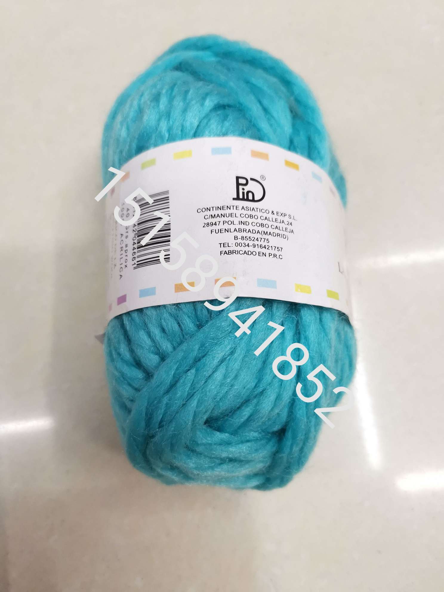 Hot-selling acrylic blended yarn, three-strand acrylic blended yarn for handicrafts details Picture