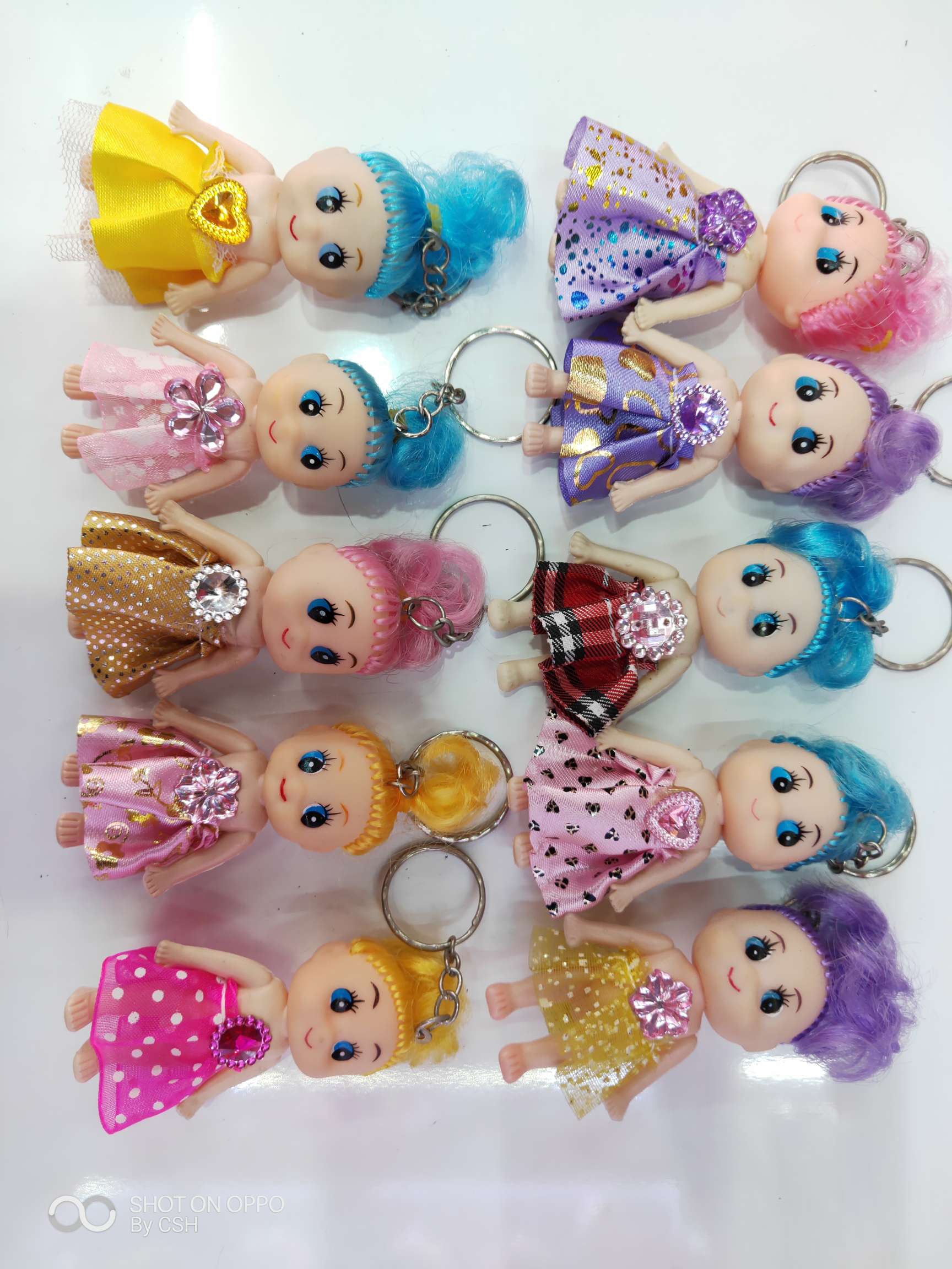 Clown pony tail 7cm key chain doll mix style mix color thumbnail