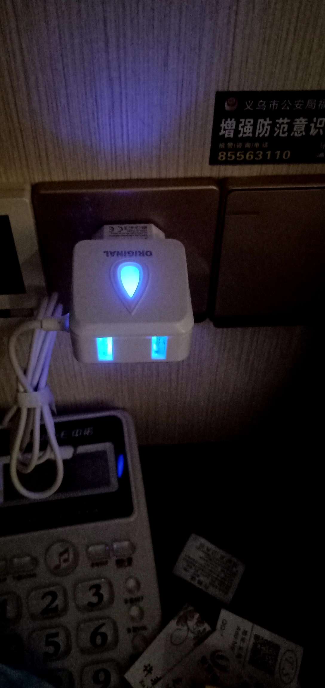 爆款带线充电器适用安卓充电器双孔安卓通用数据线白底实物图