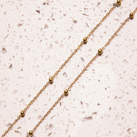 235SF large ball cross-shaped chain, O-chain, copper chain, accessory chain, clothing pendant chain