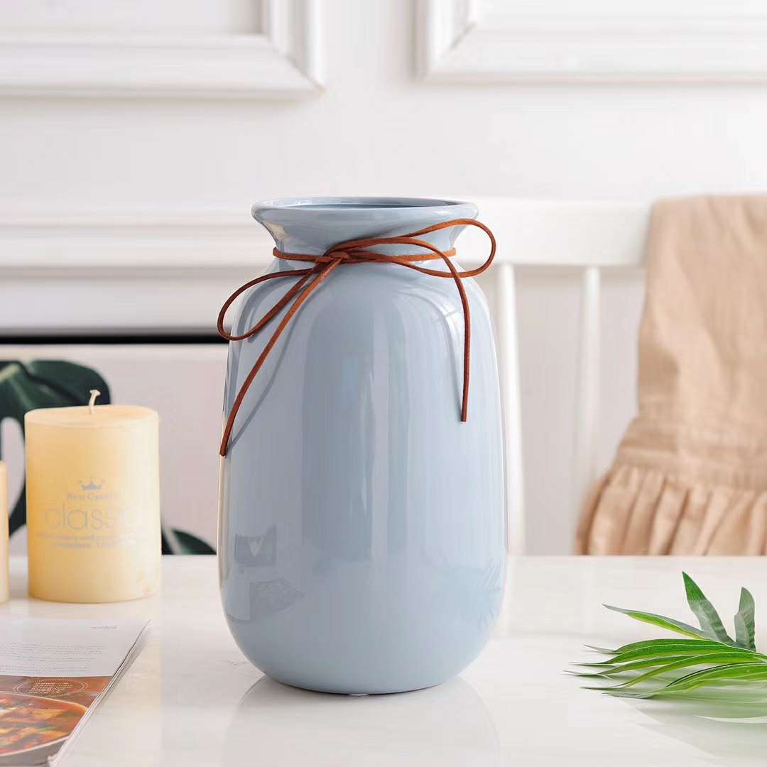 Colored glaze vase undefined