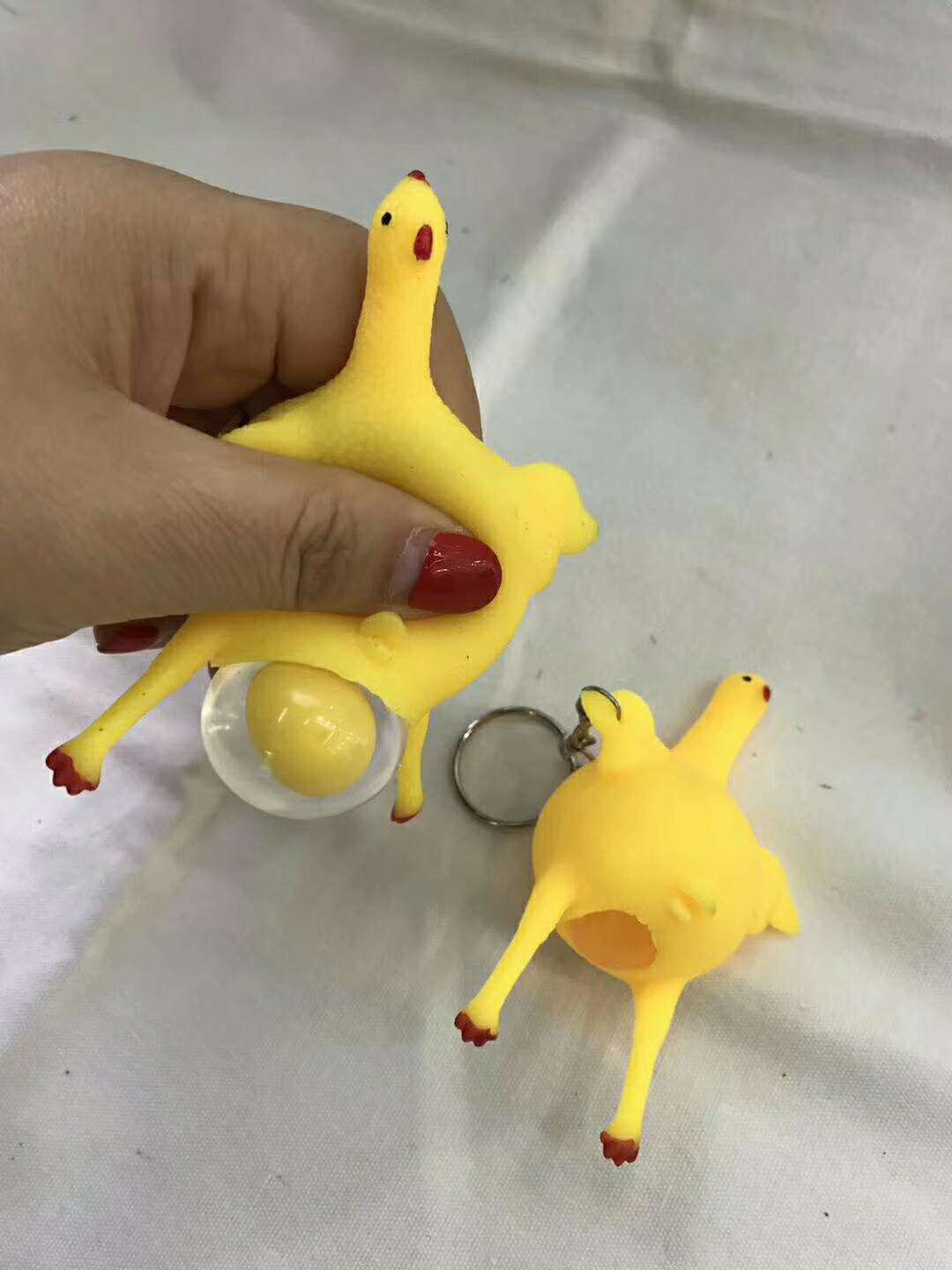 Lay chicken stress relief toy vent ball thumbnail