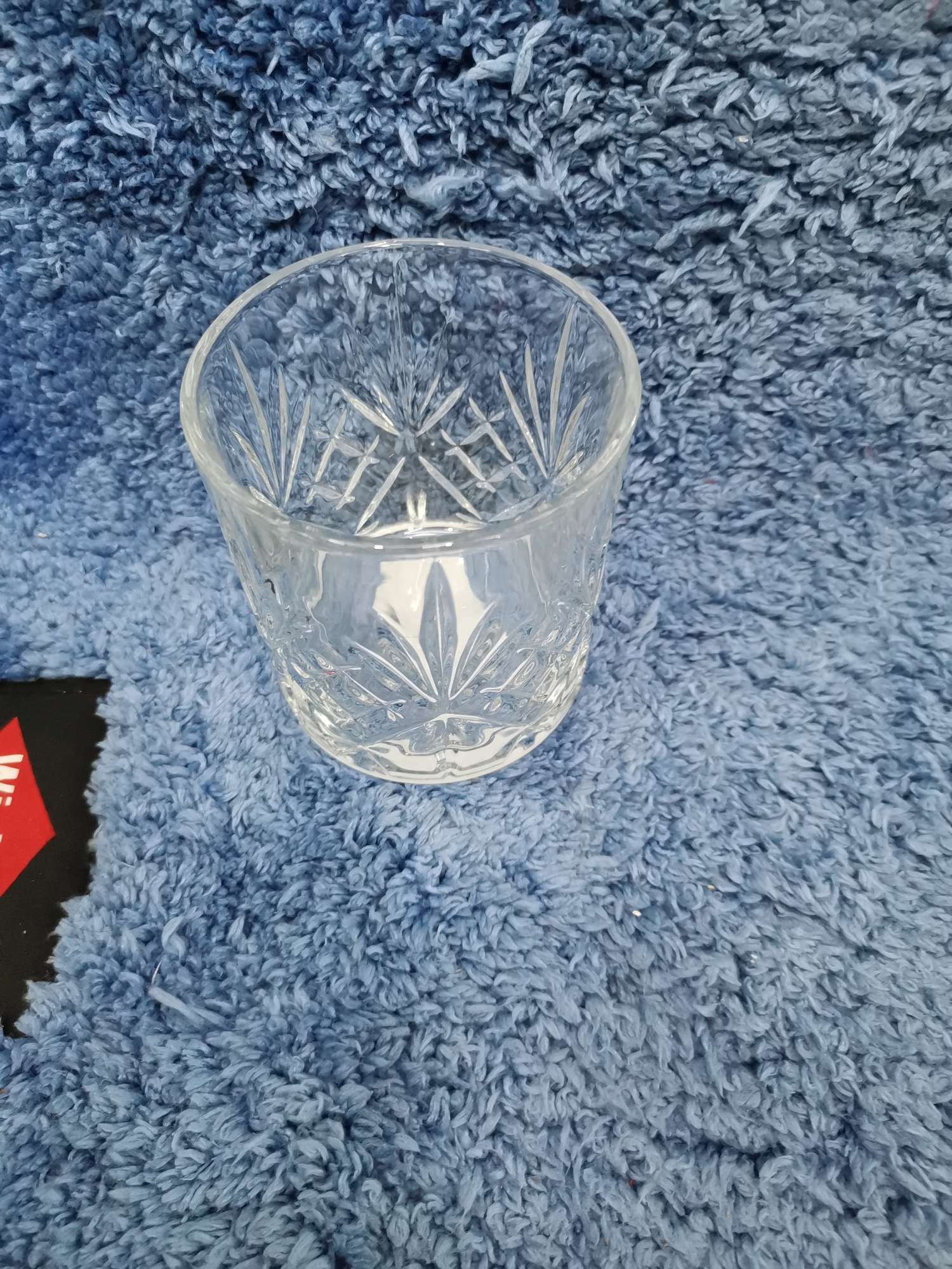 Crystal glasses.