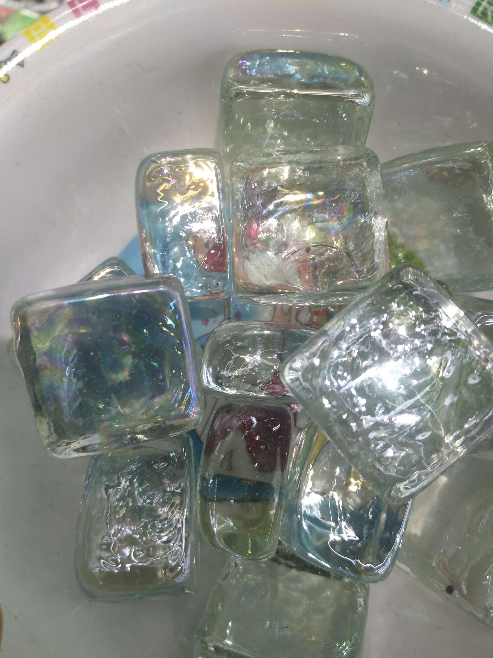 Shaped block of glass beads aquarium decoration aquarium decoration stone children toys thumbnail