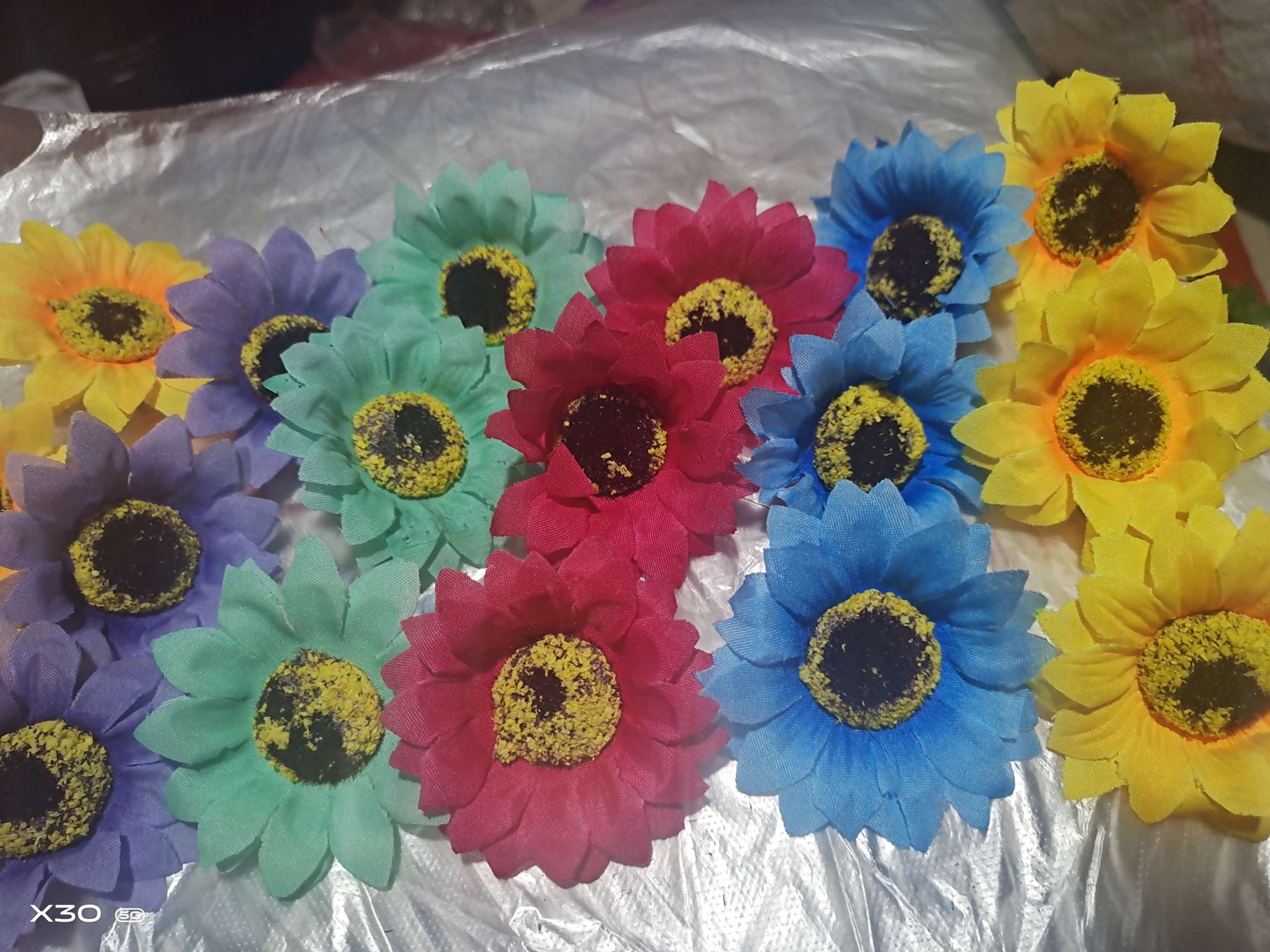 12耳2.4棕粉太阳花