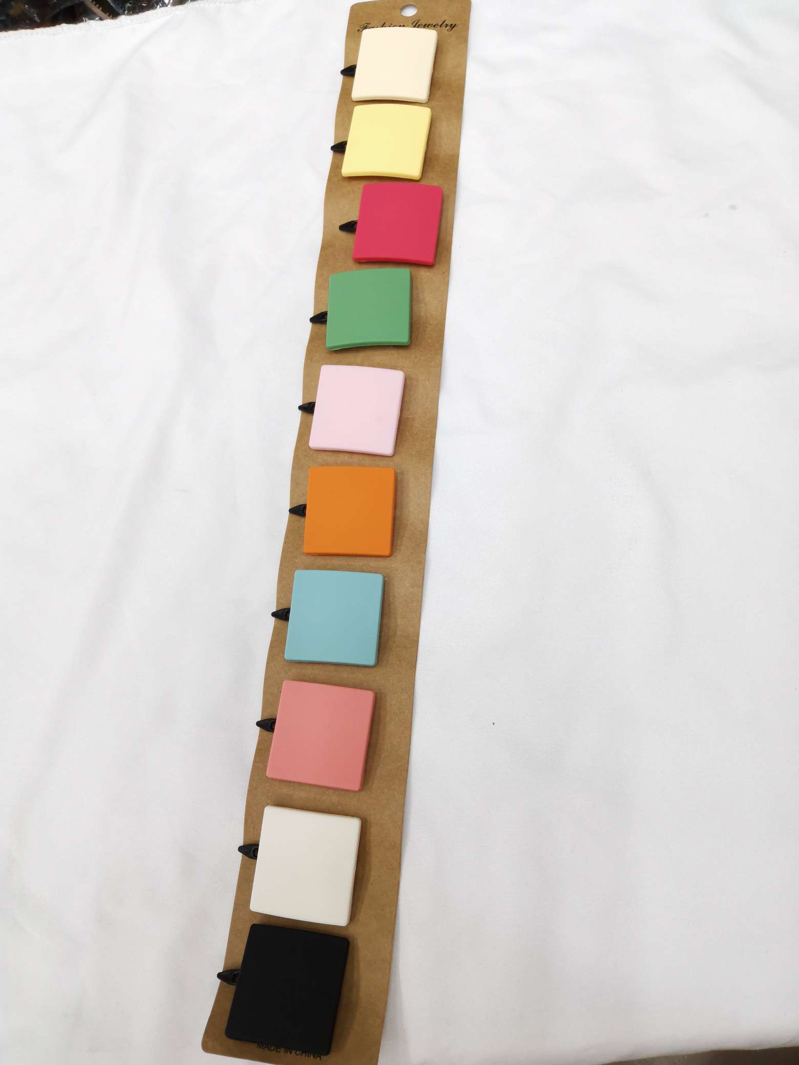 Children frog button small square hairpin Korean version thumbnail