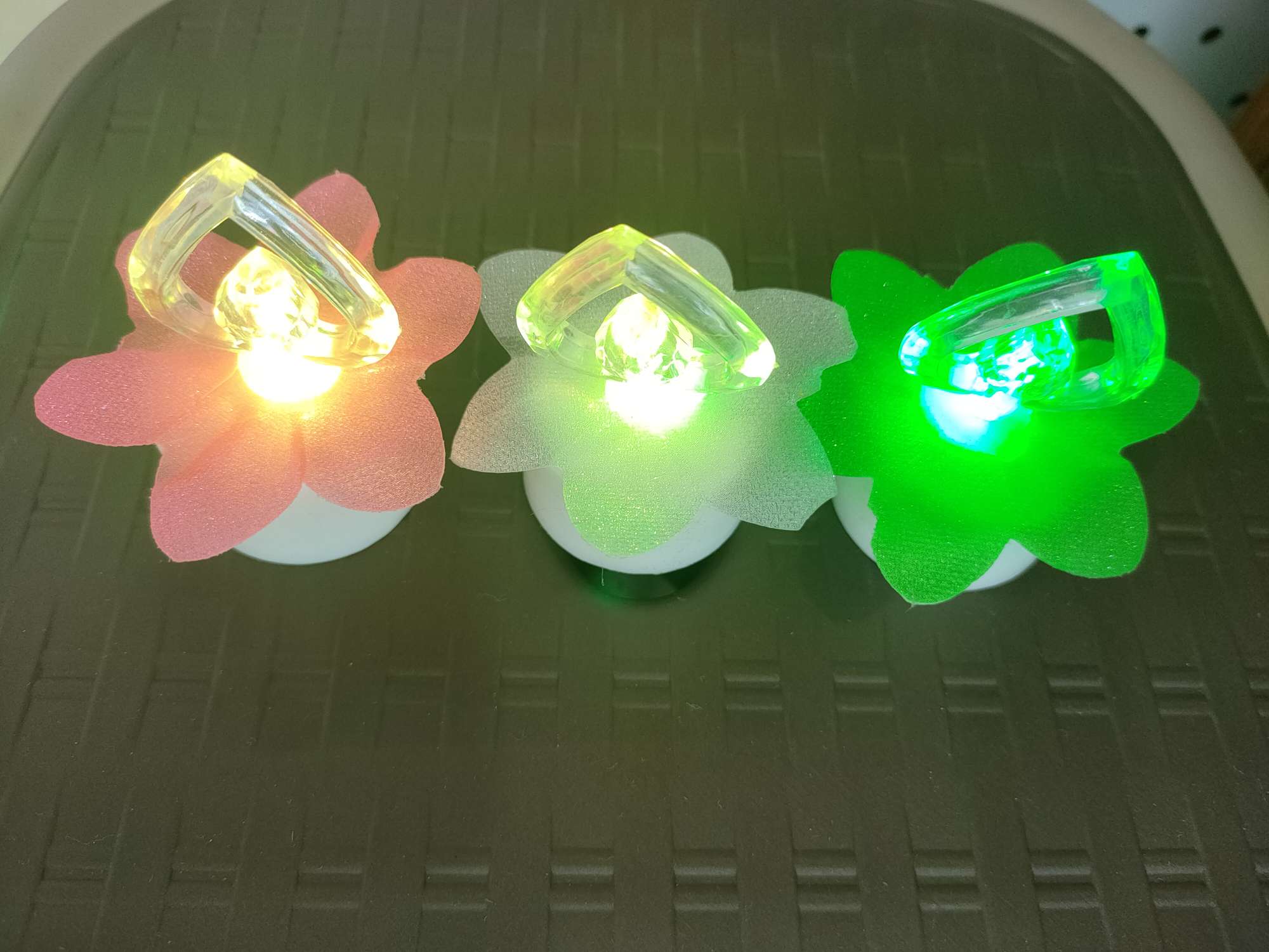Velas con corazón de melocotón