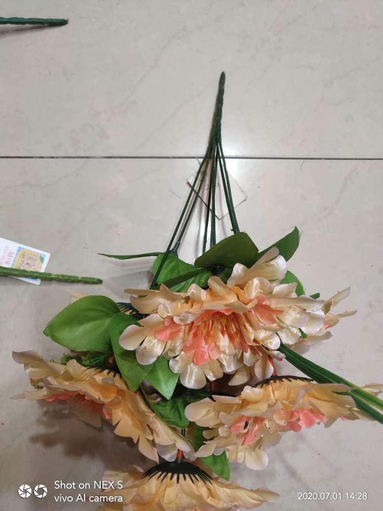 Factory direct sales with favorable prices, high-quality, high, medium and low-end artificial flowers, Qingming flowers and other 7 shining orchids Specification image