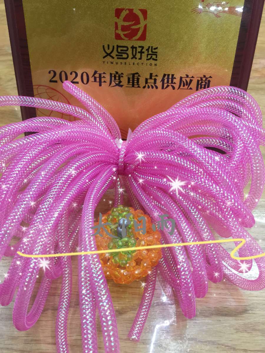 Christmas gift elastic gauze net details Picture