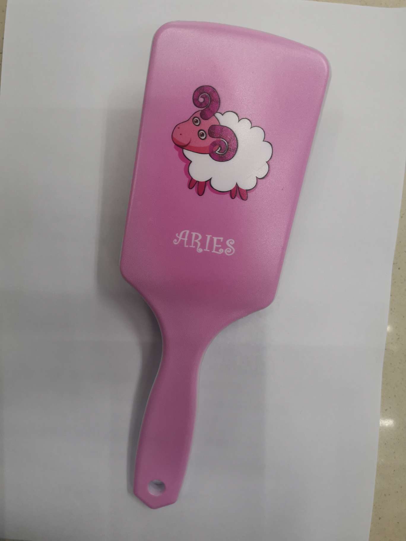 Pink lamb print comb thumbnail