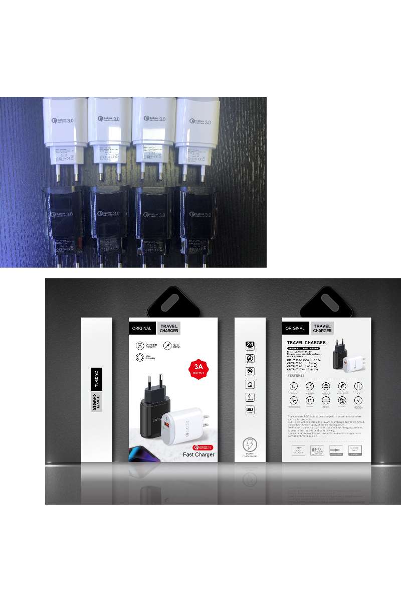 爆款快充充电器适用安卓苹果华为等手机通用充电器产品图