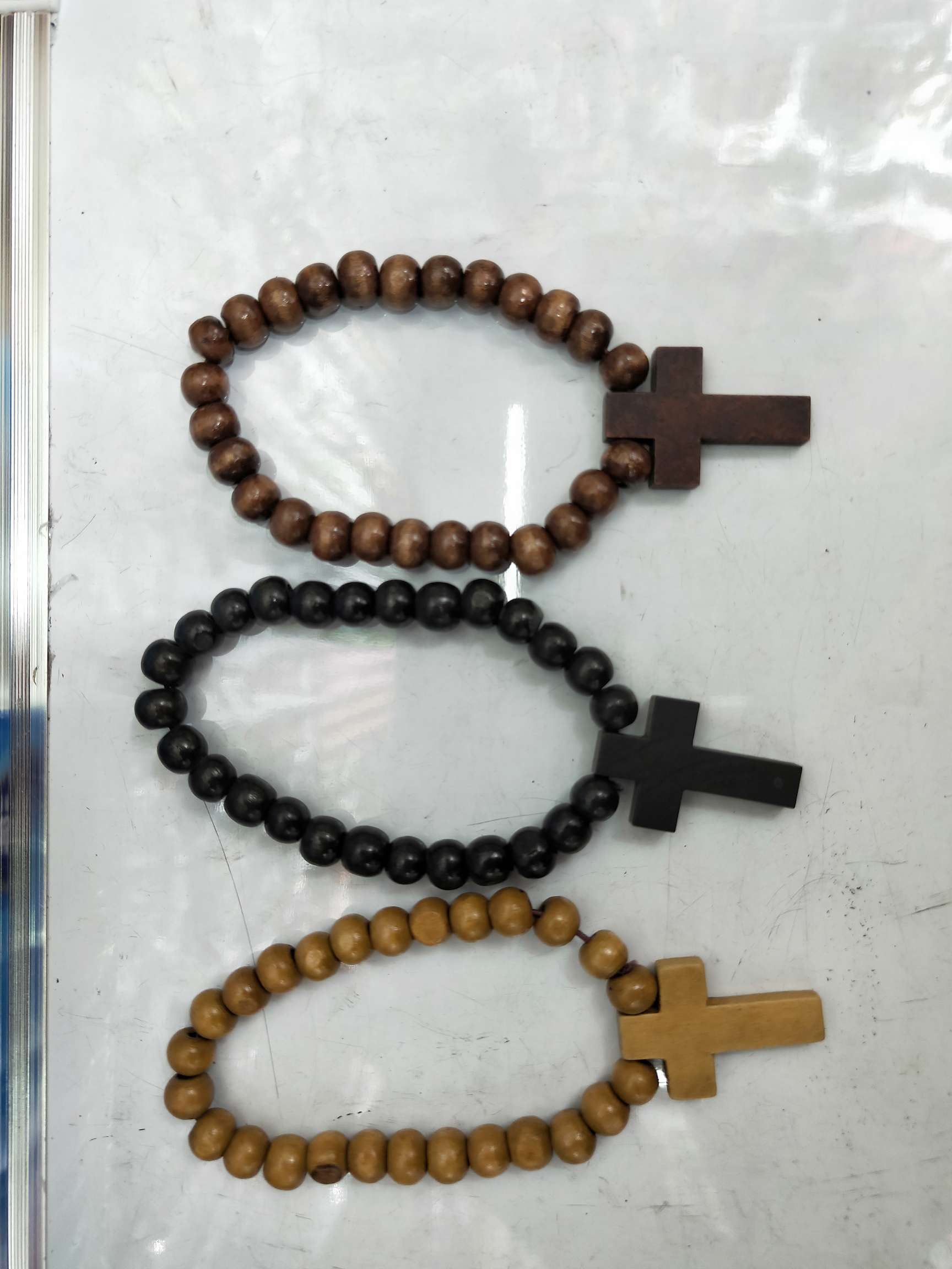 Plain cross bracelet
