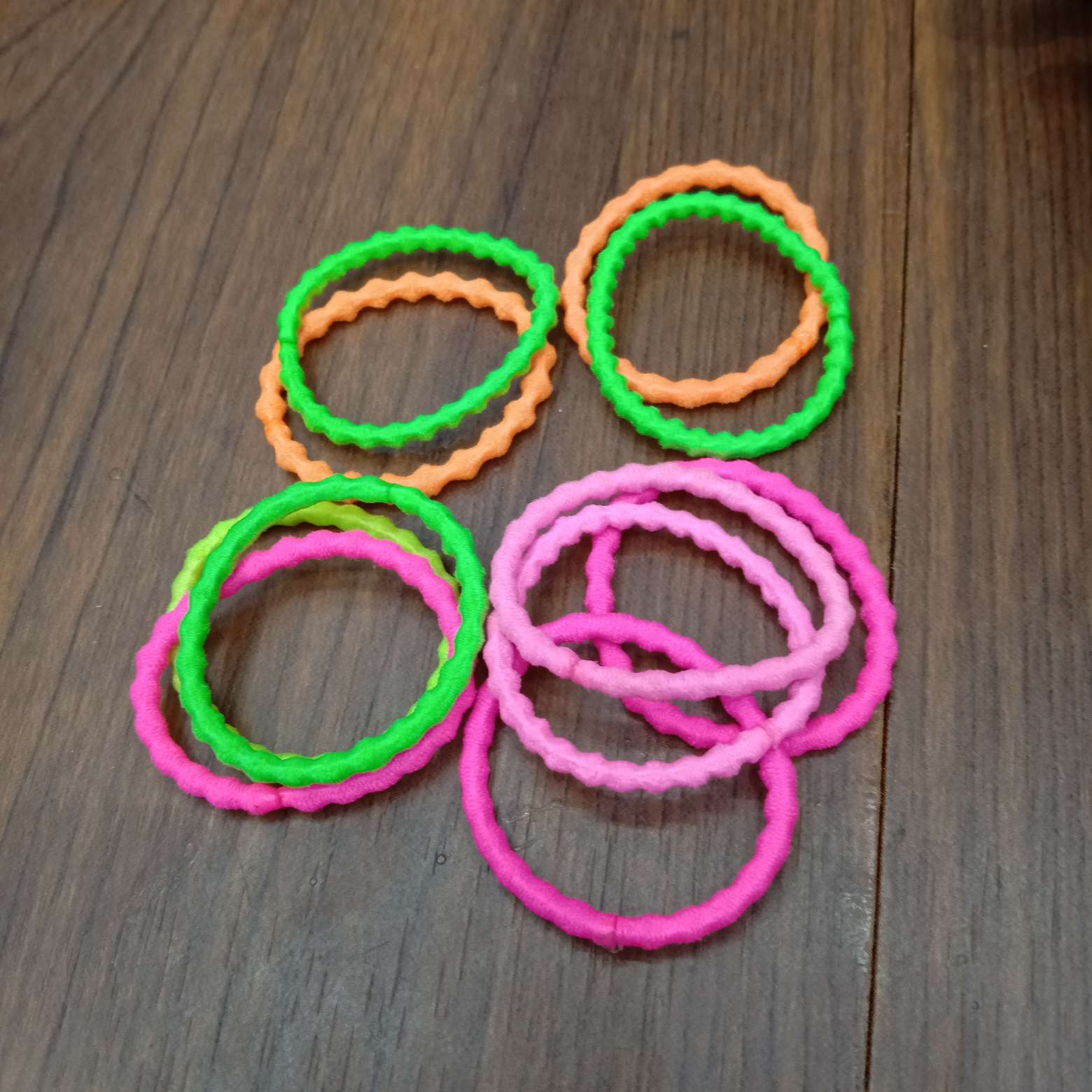 100 sets of children's super dazzle beans rubber band hair ring headpiece accessories thumbnail