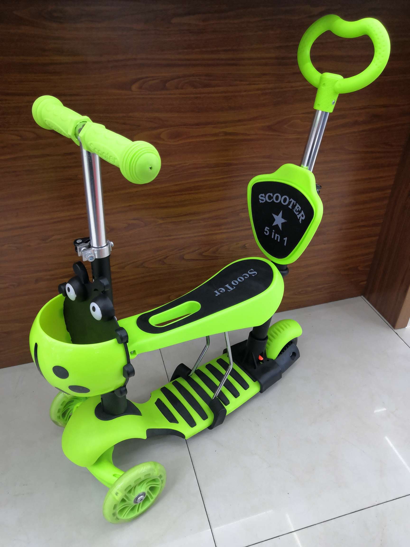 Five-in-one meter-high trolley