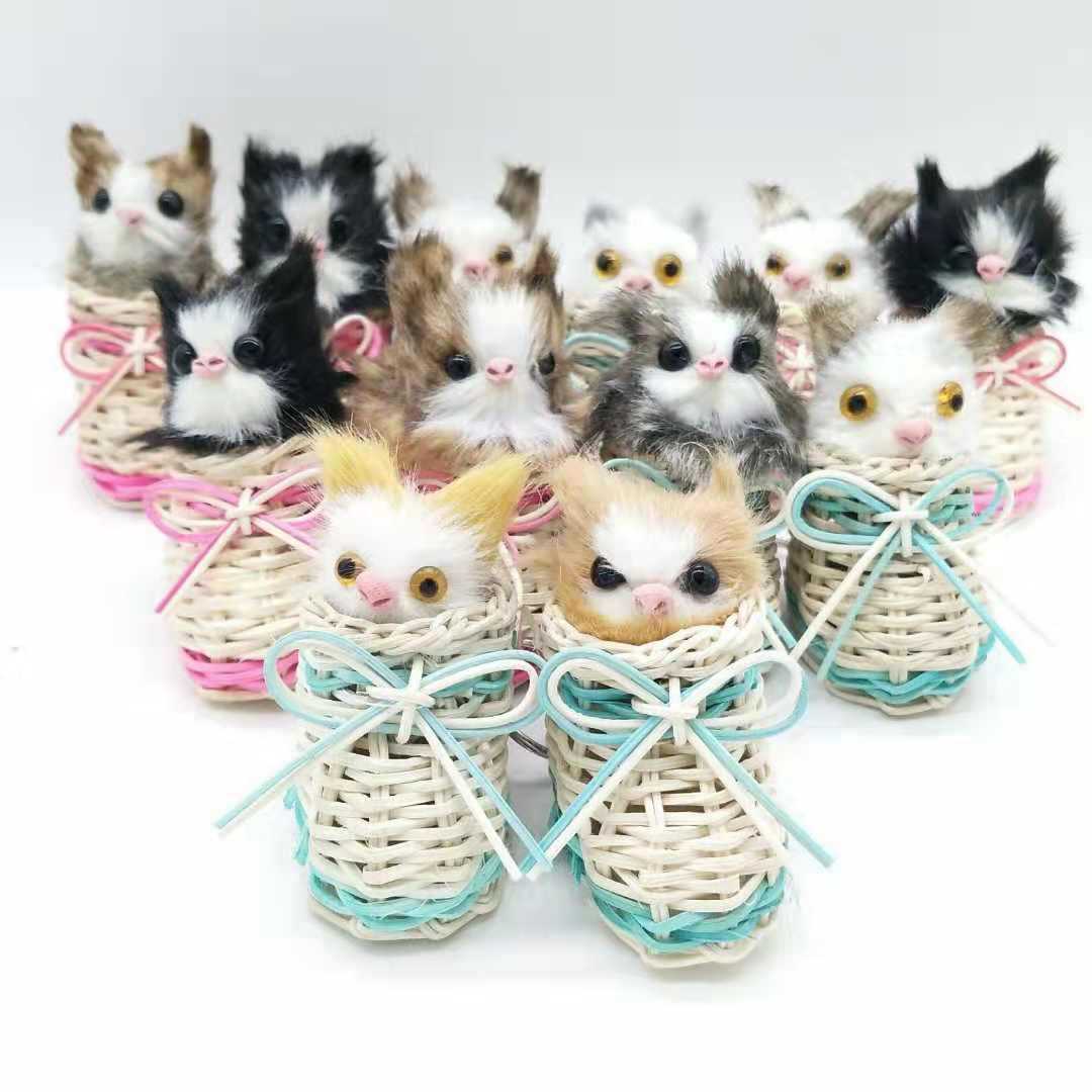 Hand-woven shoes cat pendant hand-woven shoes pendant scenic spot popular goods handicraft pendant thumbnail