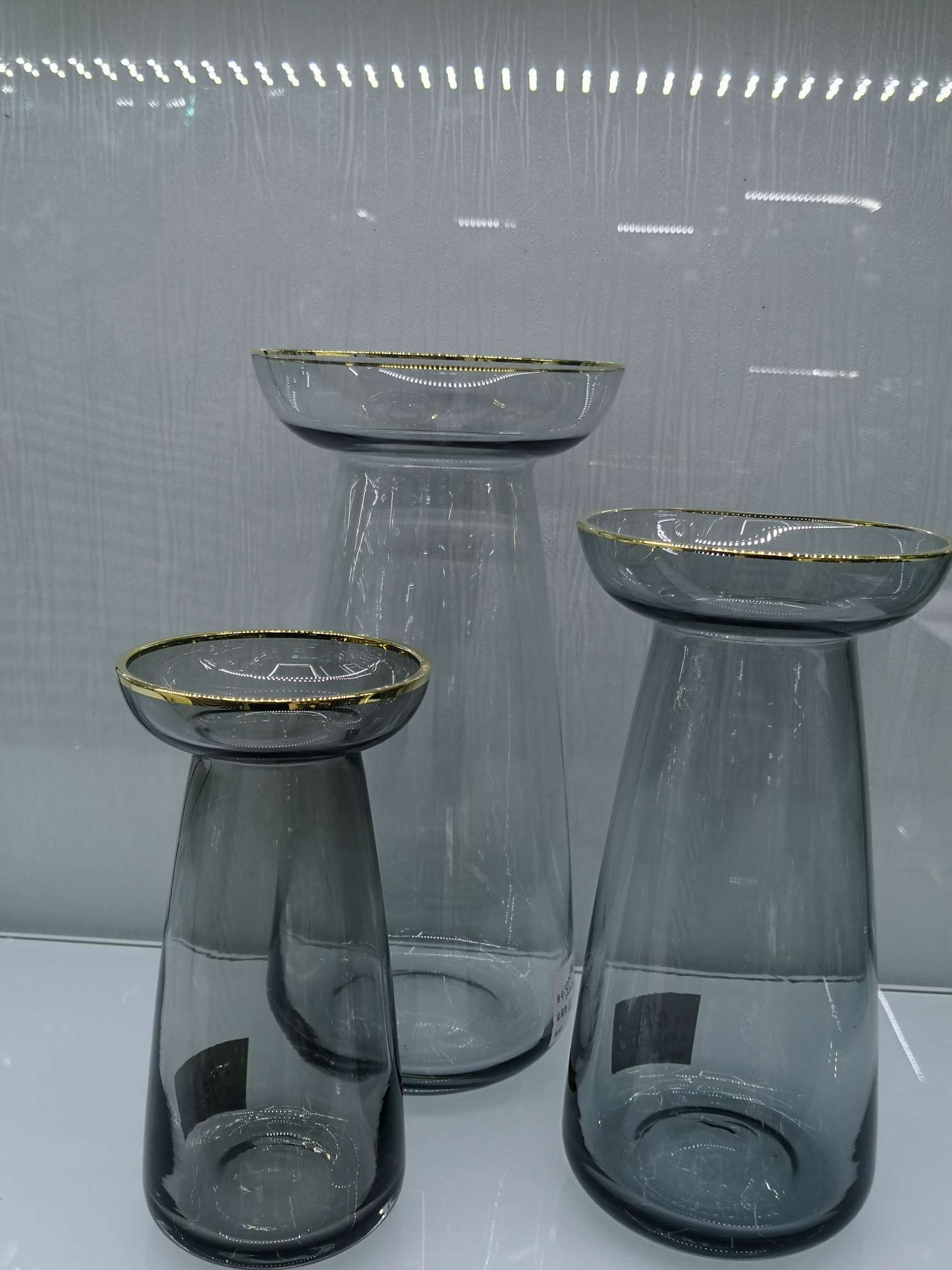 玻璃花瓶/彩色玻璃花瓶/ins风花瓶细节图
