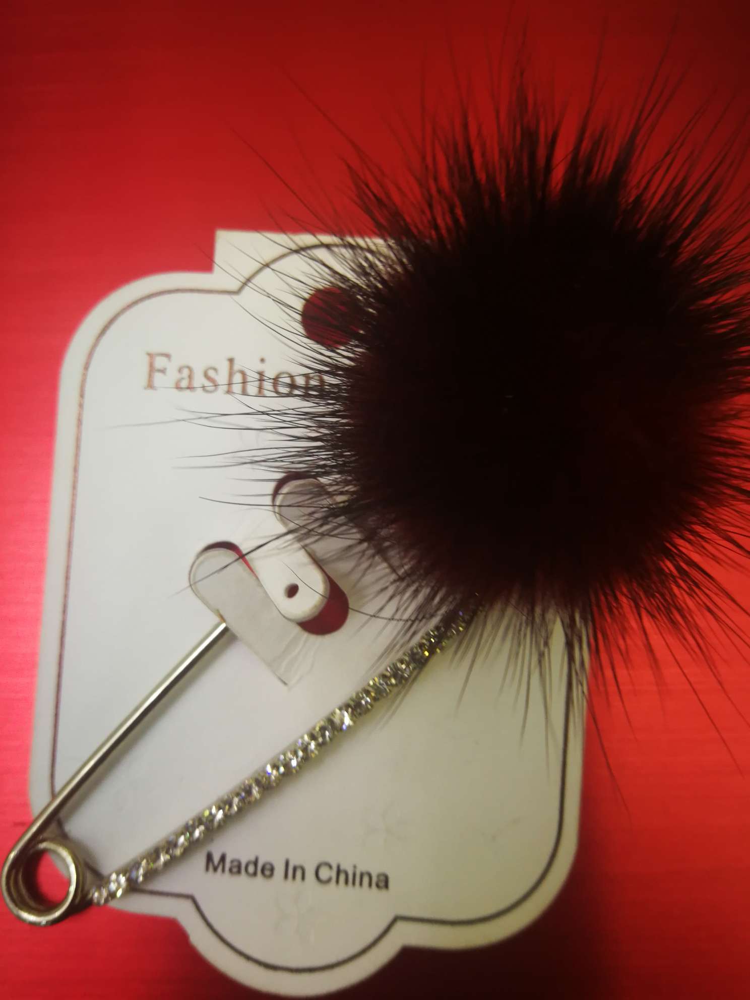 Mink hair pin full figure