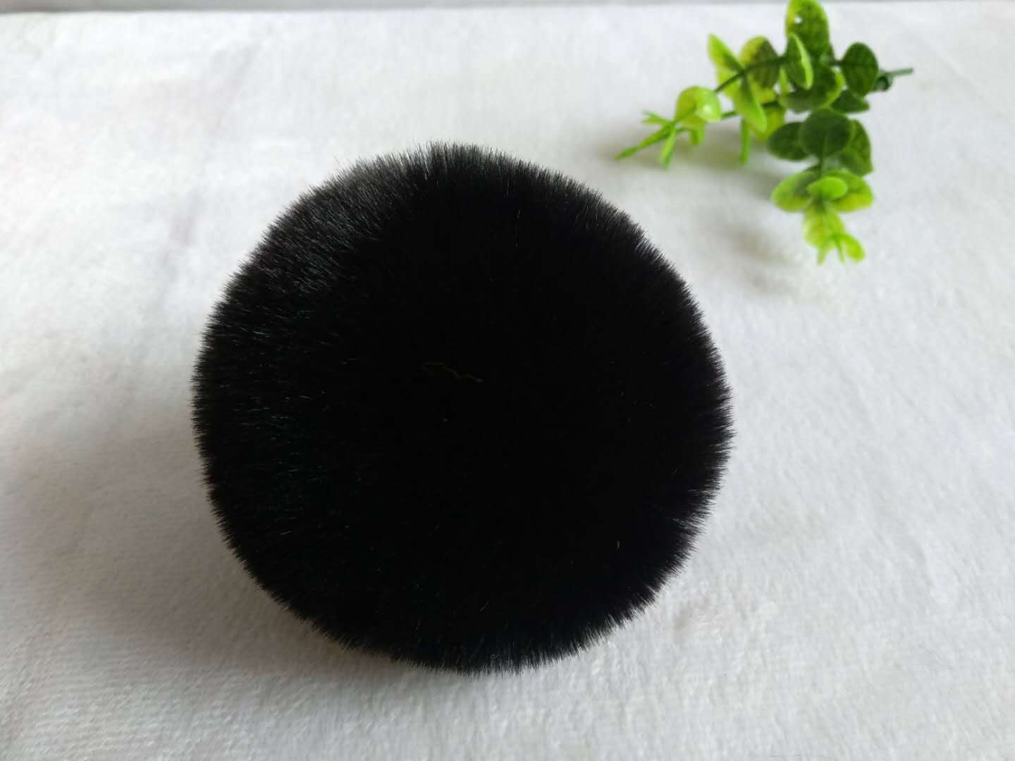 仿獭兔毛球pompom毛毛球仿毛球人造毛球挂件仿兔毛球可订制细节图