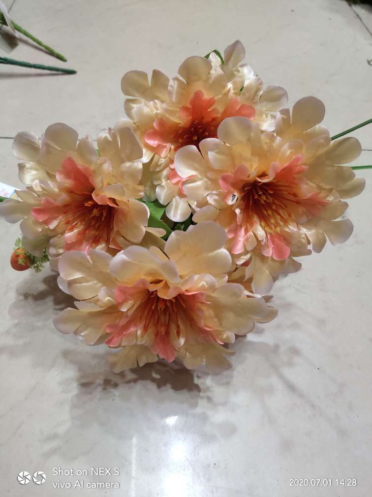 Factory direct sales with favorable prices, high-quality, high, medium and low-end artificial flowers, Qingming flowers and other 7 shining orchids details Picture