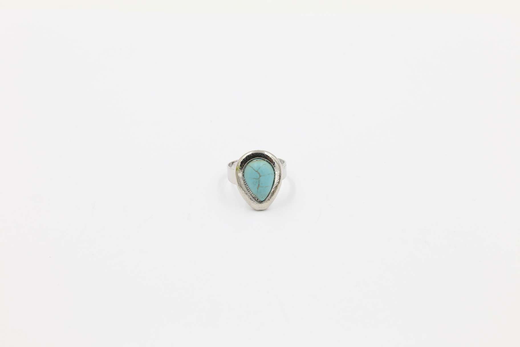 Drop ring Turquoise ring
