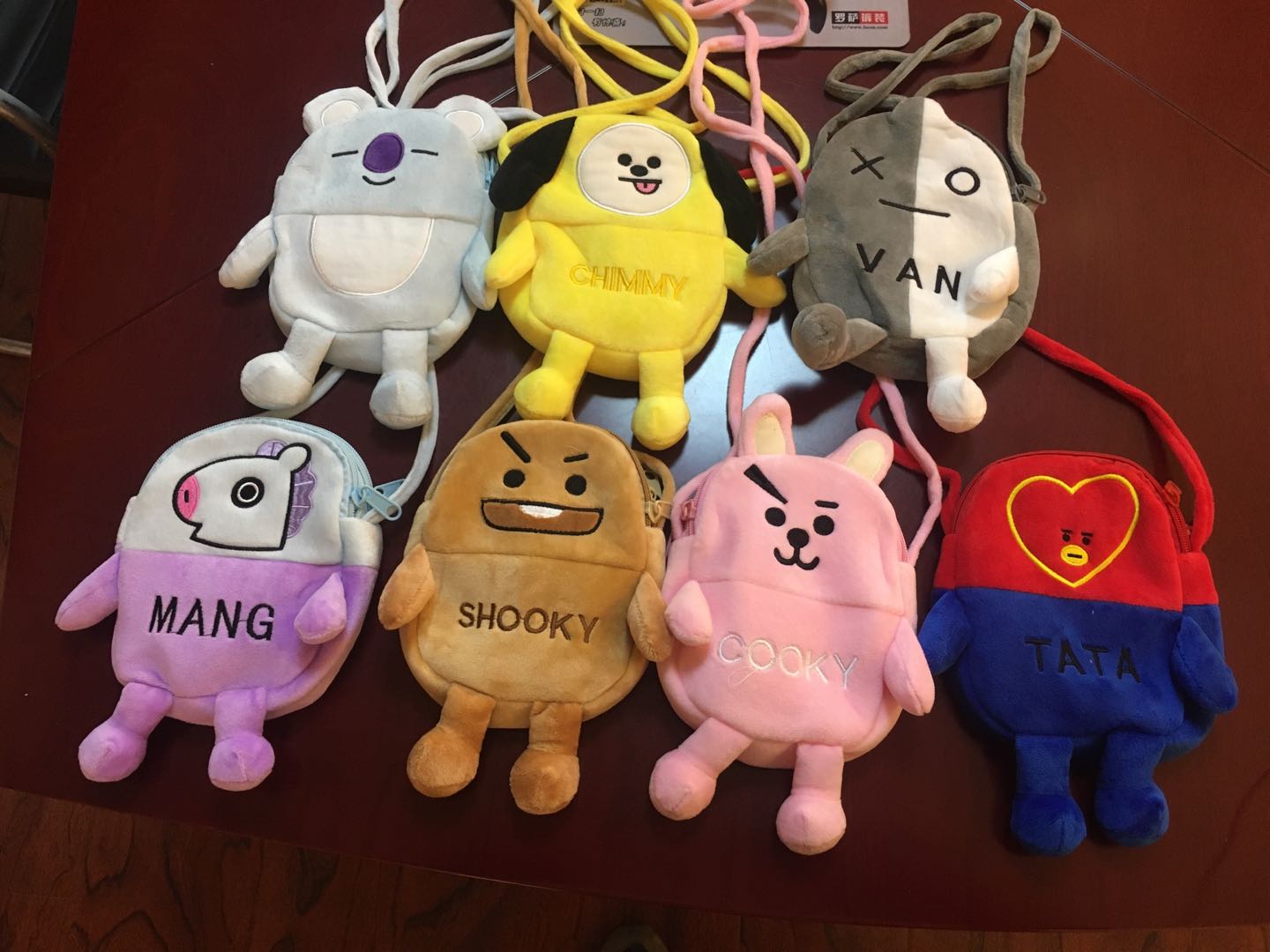 Satchel child satchel BT21 twin satchel twin satchel hanging bag