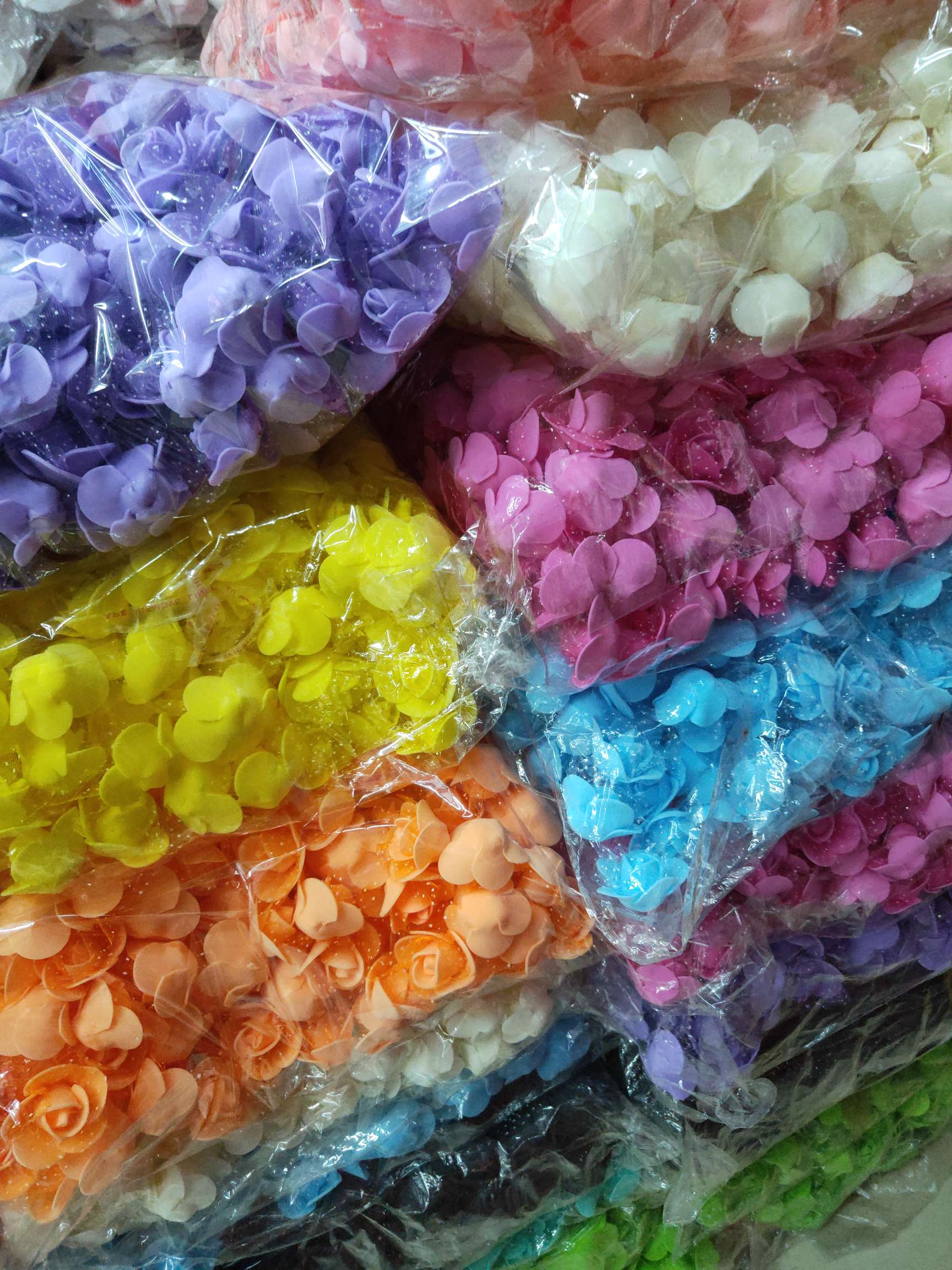 3.5cm PE中间纱玫瑰