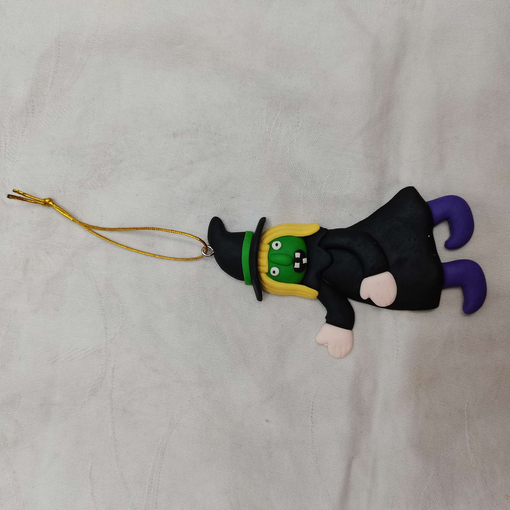 Soft pottery ghost pendant thumbnail