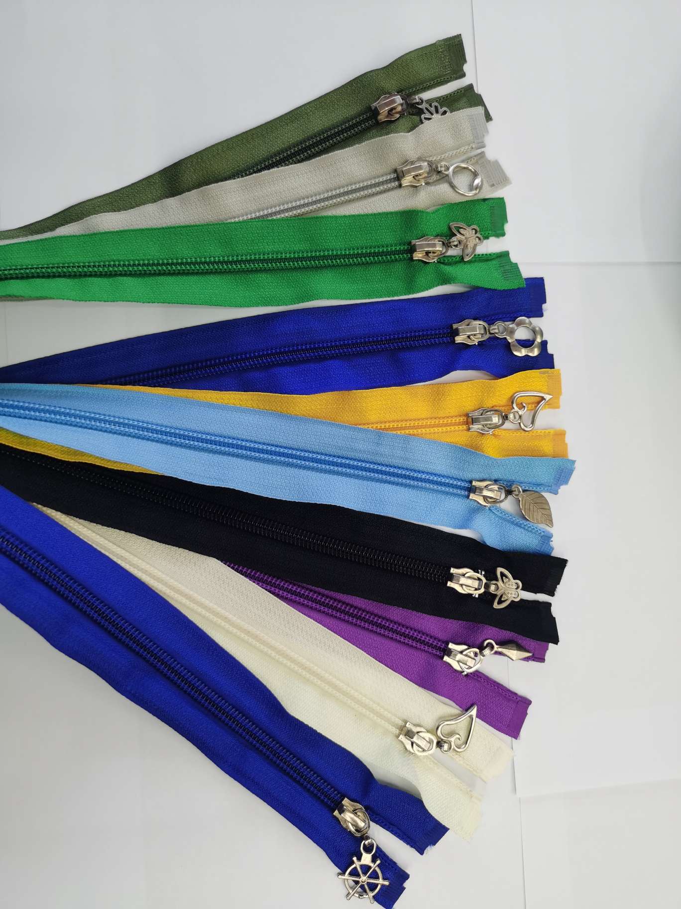 5号尼龙拉链花式头混款 门襟拉链 18”详情图1