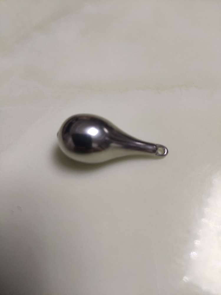 Water Drop Pendant Ccb Material Electroplated White K details Picture